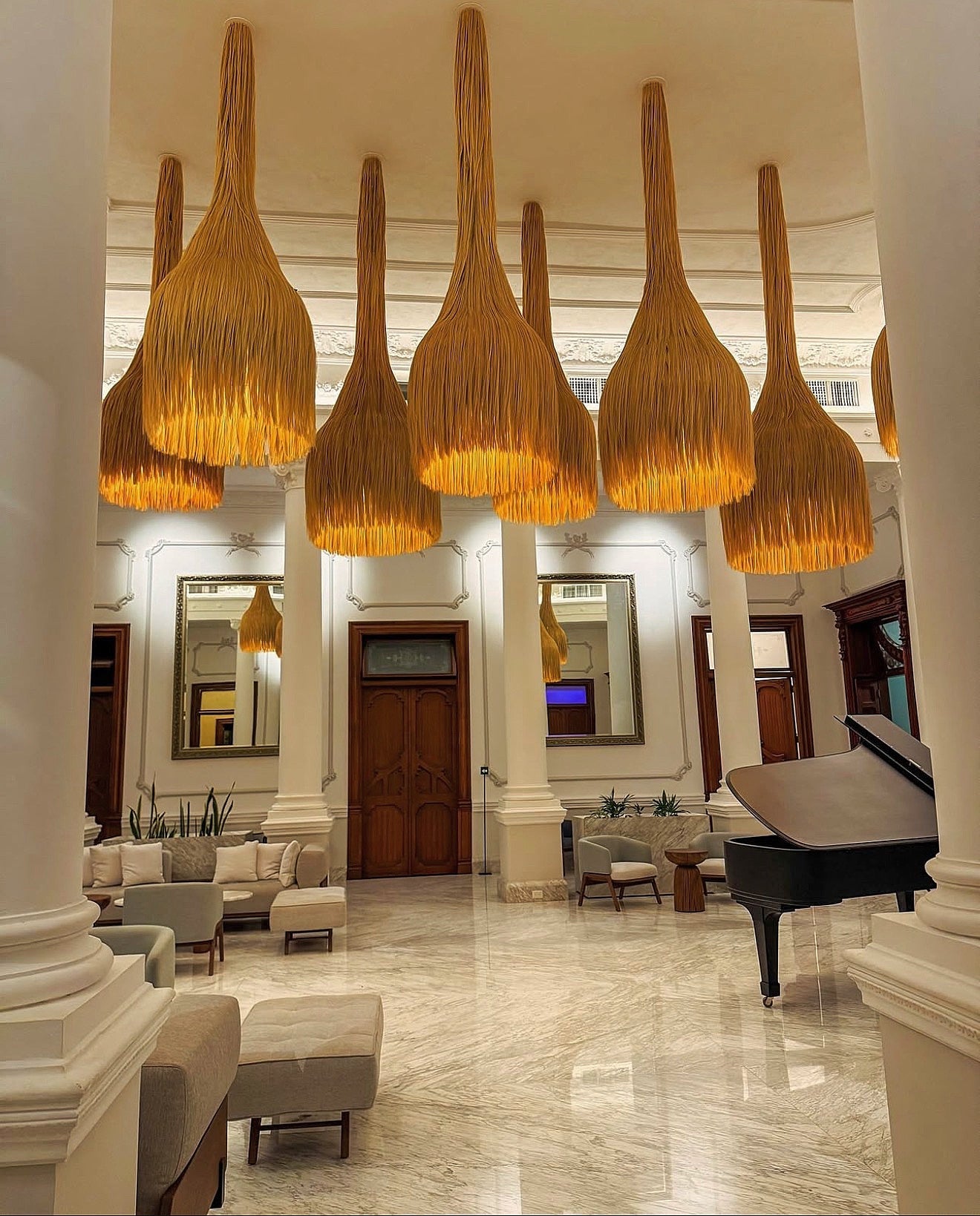 Mexican Handmade Henequen Pendant- Sirangua CoLores Decor | Mexican Artisan Decor