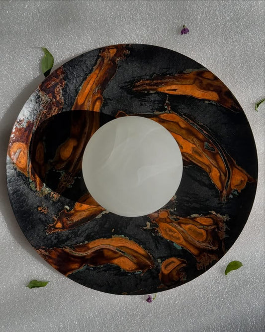 Mexican Hand Hammered 15 inch Copper Wall Light Sconces CoLores Decor | Mexican Artisan Decor