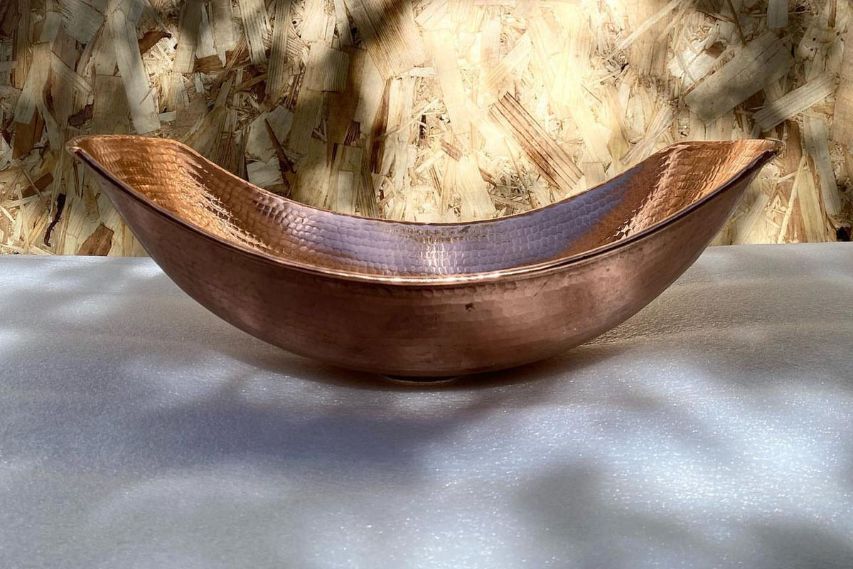 Mexican Hand Hammered Copper Sink- Morelos CoLores Decor | Mexican Artisan Decor