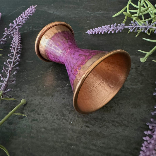 Mexican Handmade Copper Jigger - Lavender CoLores Decor | Mexican Artisan Decor