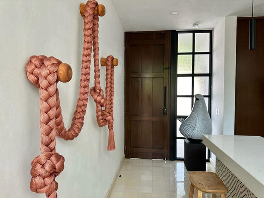 Mexican Handmade Braided Tassel- Yolanda CoLores Decor | Mexican Artisan Decor