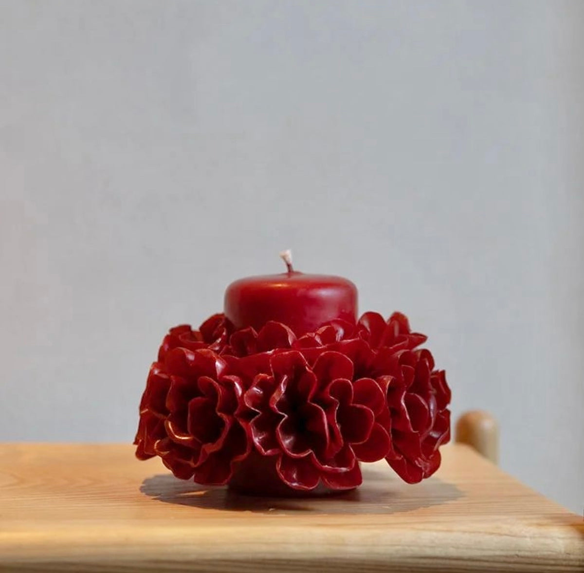 Mexican Handmade 3.9" Oaxaca Beeswax Candle- Xanat CoLores Decor l Mexican Artisan Decor