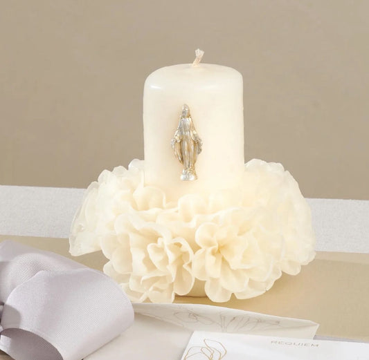 Mexican Handmade 5.9" Oaxaca Beeswax Candle- Xareni CoLores Decor