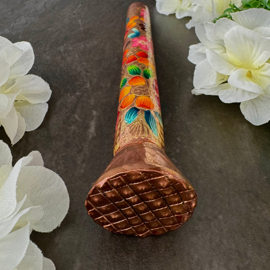Mexican Handmade Copper Cocktail Muddler - LYYE Flowers CoLores Decor | Mexican Artisan Decor
