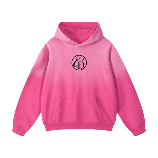 Heavyweight Sunfade Oversized Hoodie- IN LOVE ROSA ODMPOD