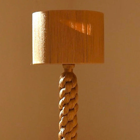 Mexican Handmade 5 Foot 8" Braided Tassel Floor Lamp- ELi 3.0 CoLores Decor | Mexican Artisan Decor