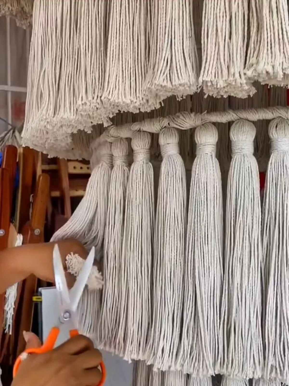 Mexican Handmade Tassel Chandelier- Kukulkan 2.0 CoLores Decor | Mexican Artisan Decor
