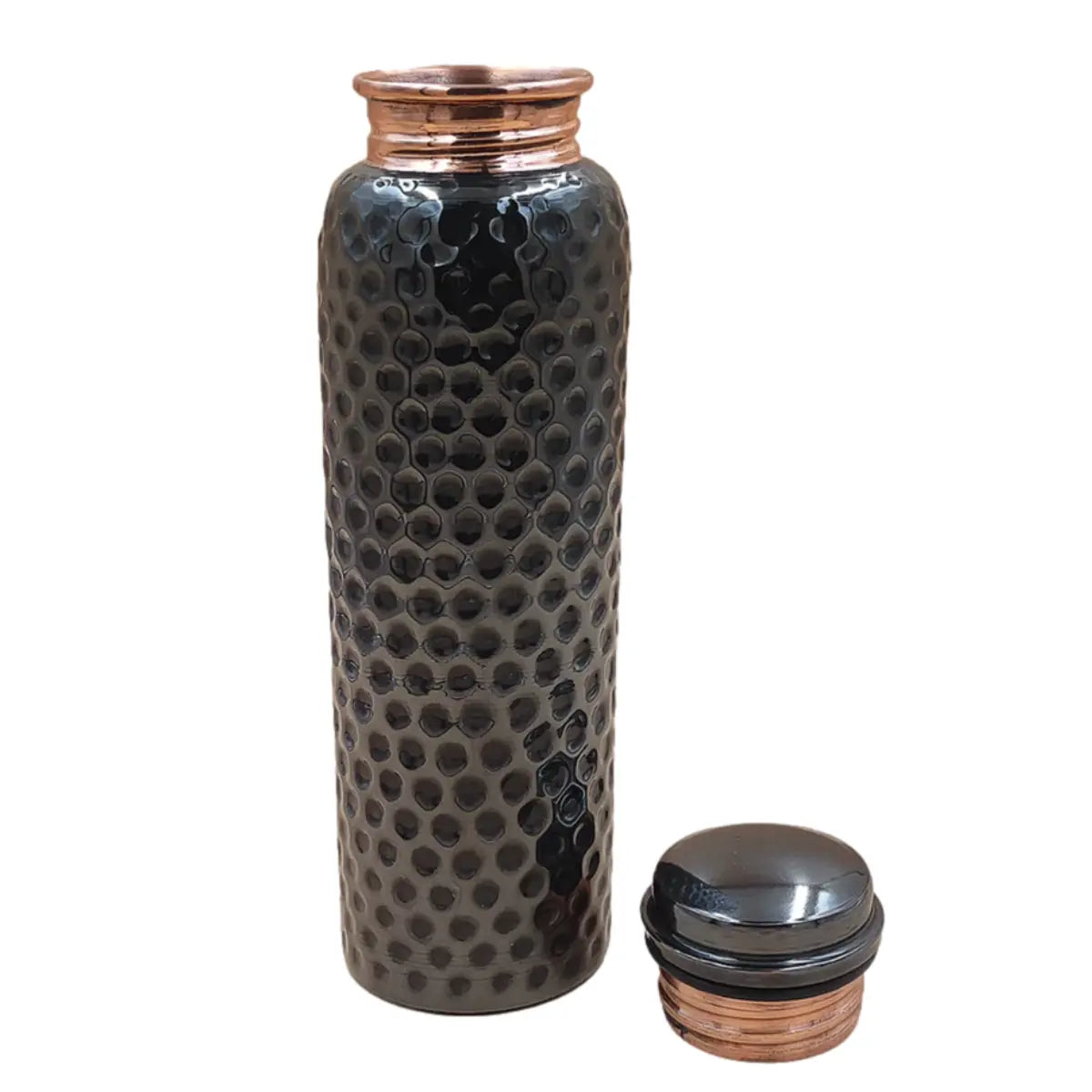 Mexican Copper 1 L / 33 oz. Water Bottle- Black Nickel CoLores Decor