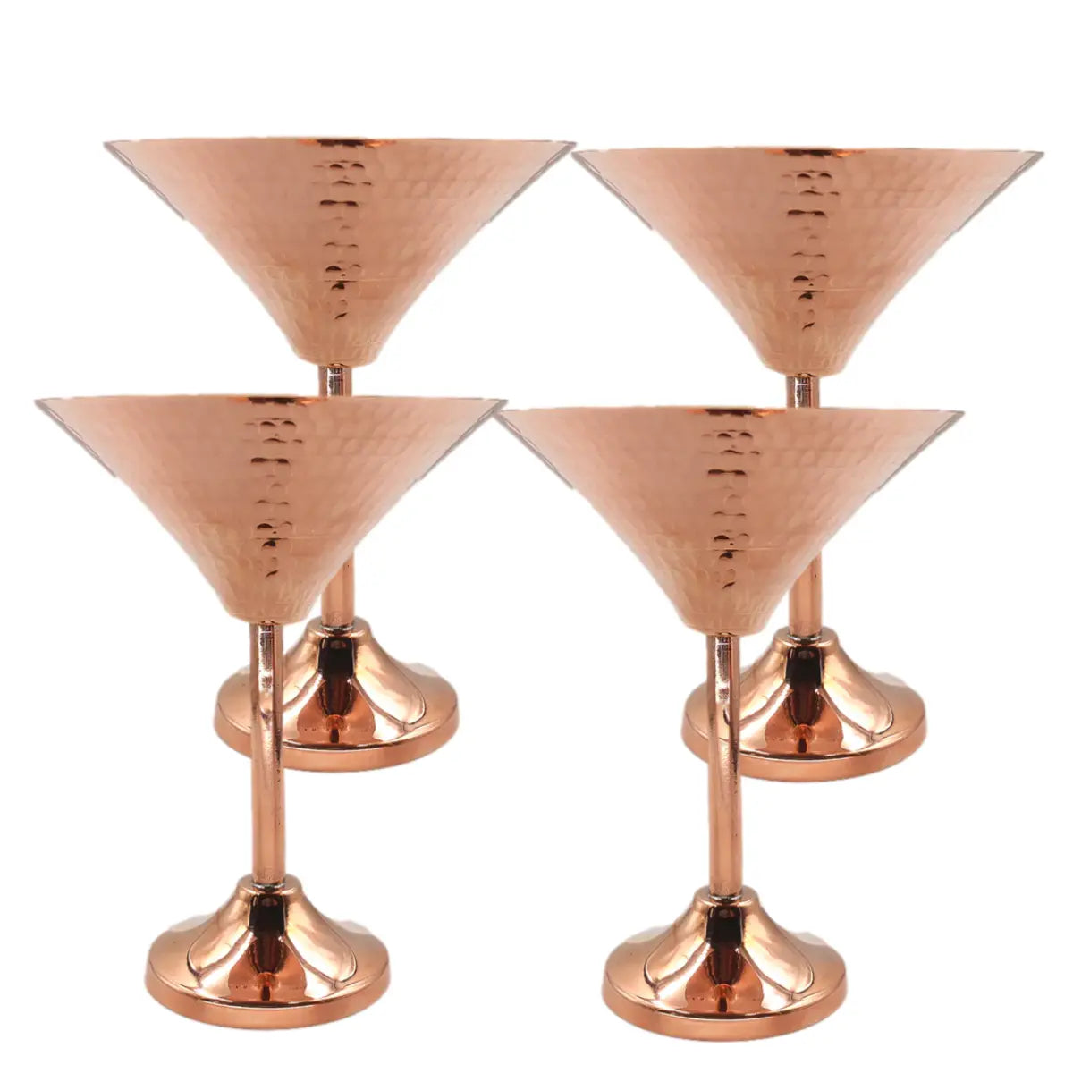 Mexican Copper 14 oz. (Set of 4) Martini Glass CoLores Decor