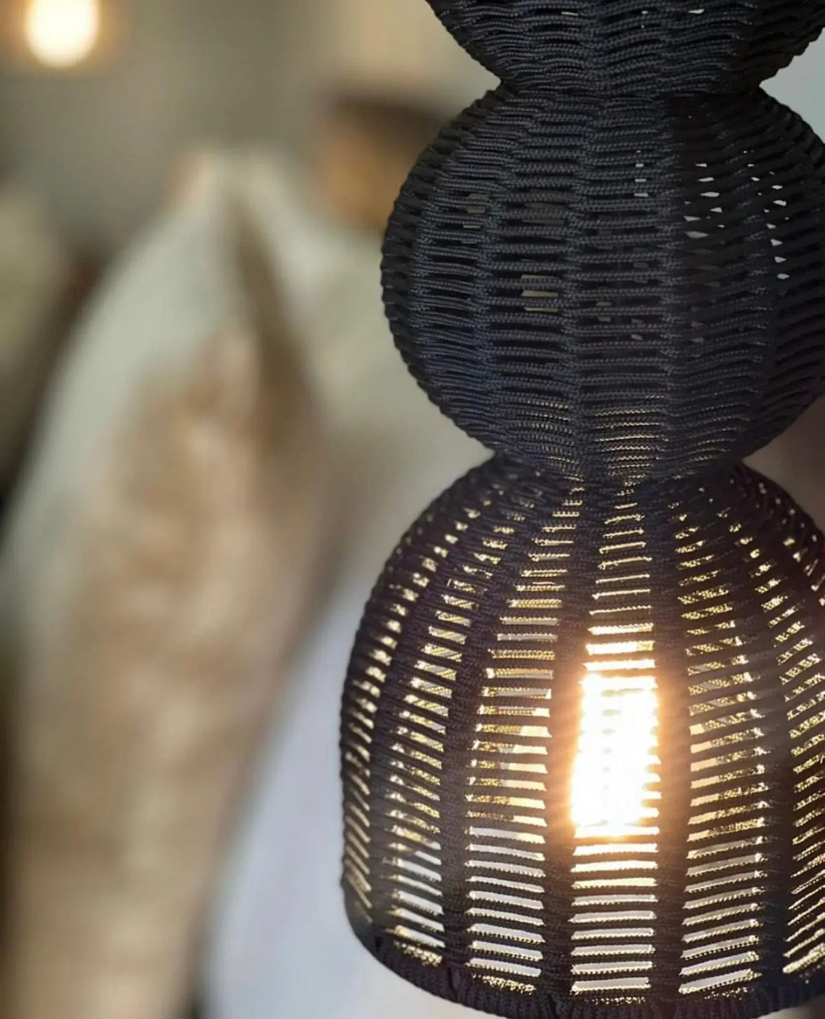 Mexican Handmade Nylon Pendant- Axoqui CoLores Decor | Mexican Artisan Decor