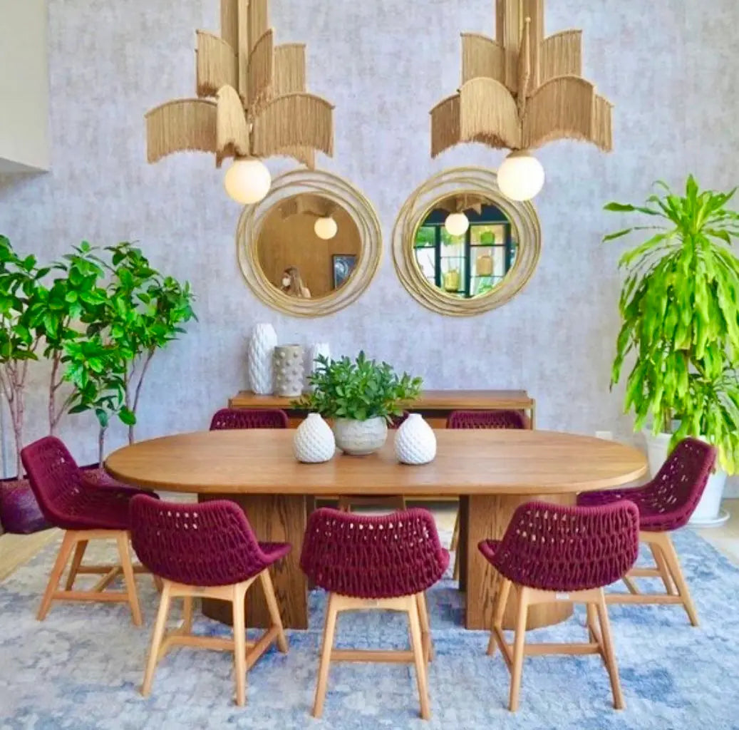Mexican Handmade Statement Tassel Chandelier- Palm Springs CoLores Decor | Mexican Artisan Decor