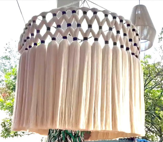 Mexican Handmade Tassel Chandelier- Ocelote 2.0 CoLores Decor | Mexican Artisan Decor