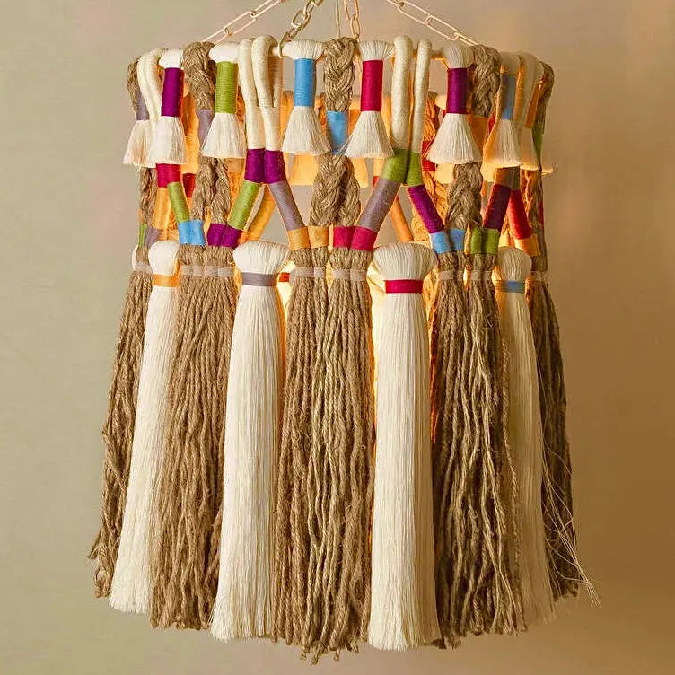 Mexican Handmade Tassel Pendant- CoLores CoLores Decor | Mexican Artisan Decor