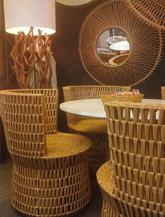 Mexican Handwoven Outdoor Chair- Cozumel CoLores Decor | Mexican Artisan Decor