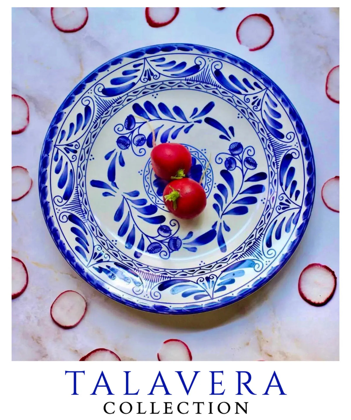 Mexican Porcelain 20-Piece Talavera Dinnerware Set CoLores Decor l Mexican Artisan Decor