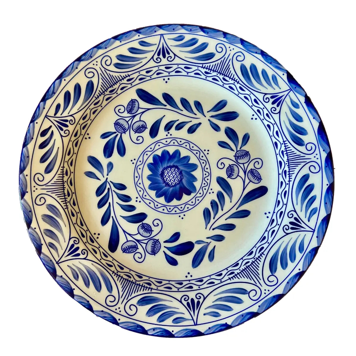 Mexican Porcelain 20-Piece Talavera Dinnerware Set CoLores Decor l Mexican Artisan Decor