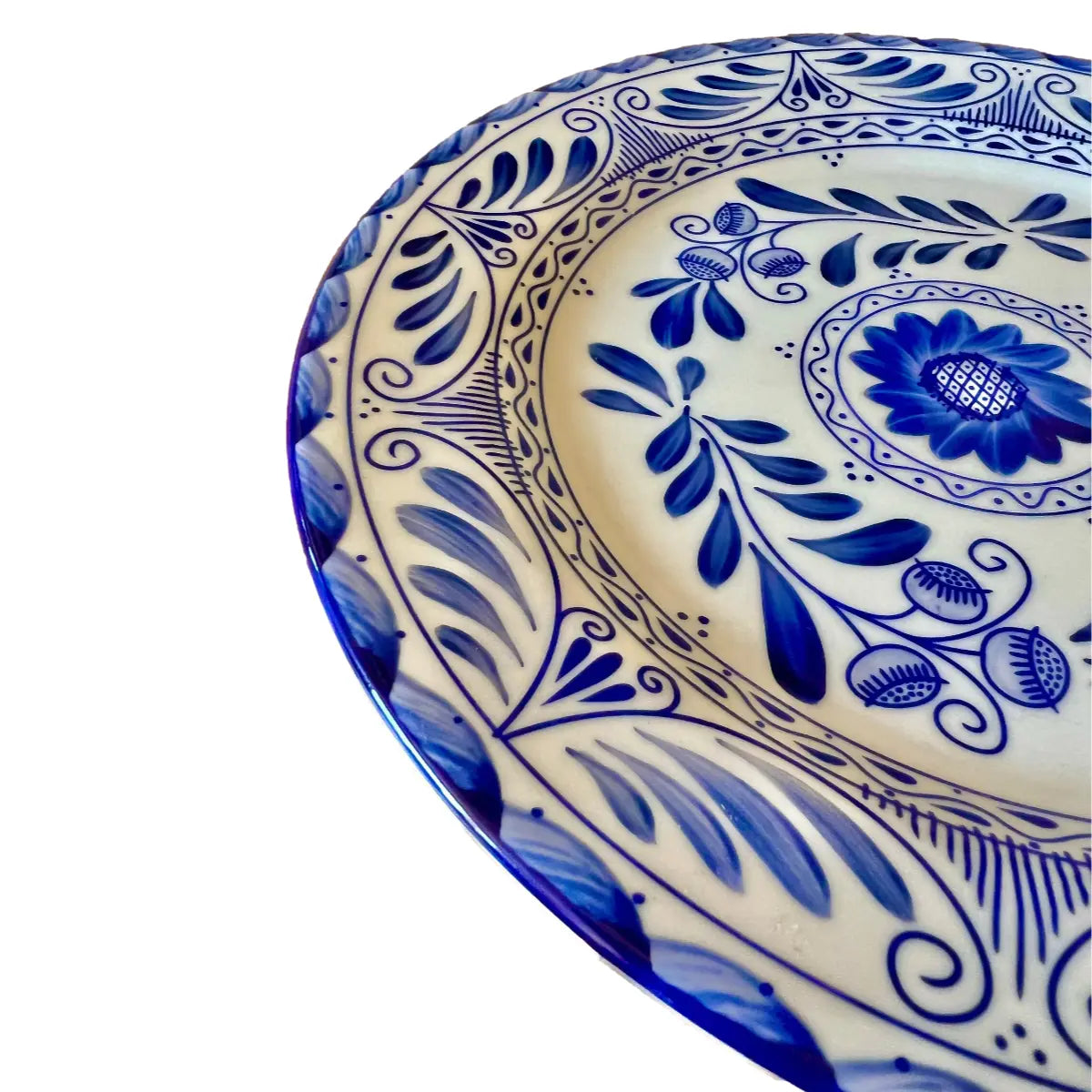 Mexican Porcelain 20-Piece Talavera Dinnerware Set CoLores Decor l Mexican Artisan Decor