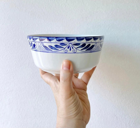 Mexican Porcelain Talavera Dinnerware Collection- Soup Bowl 5" 13 ounces CoLores Decor l Mexican Artisan Decor