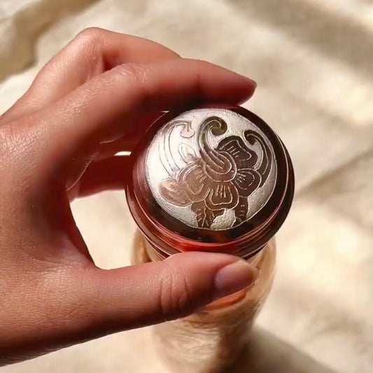 Mexican Copper 1 L / 33 oz. Water Bottle- Embossed Gloss CoLores Decor