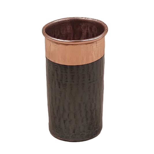 Mexican Copper Tequilero 4 oz. (Set of 4) Shot Glass- Black Nickel CoLores Decor