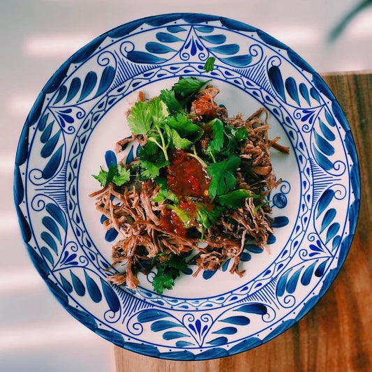 Mexican Porcelain 20-Piece Talavera Dinnerware Set MeXican Artisan Fashion & Design