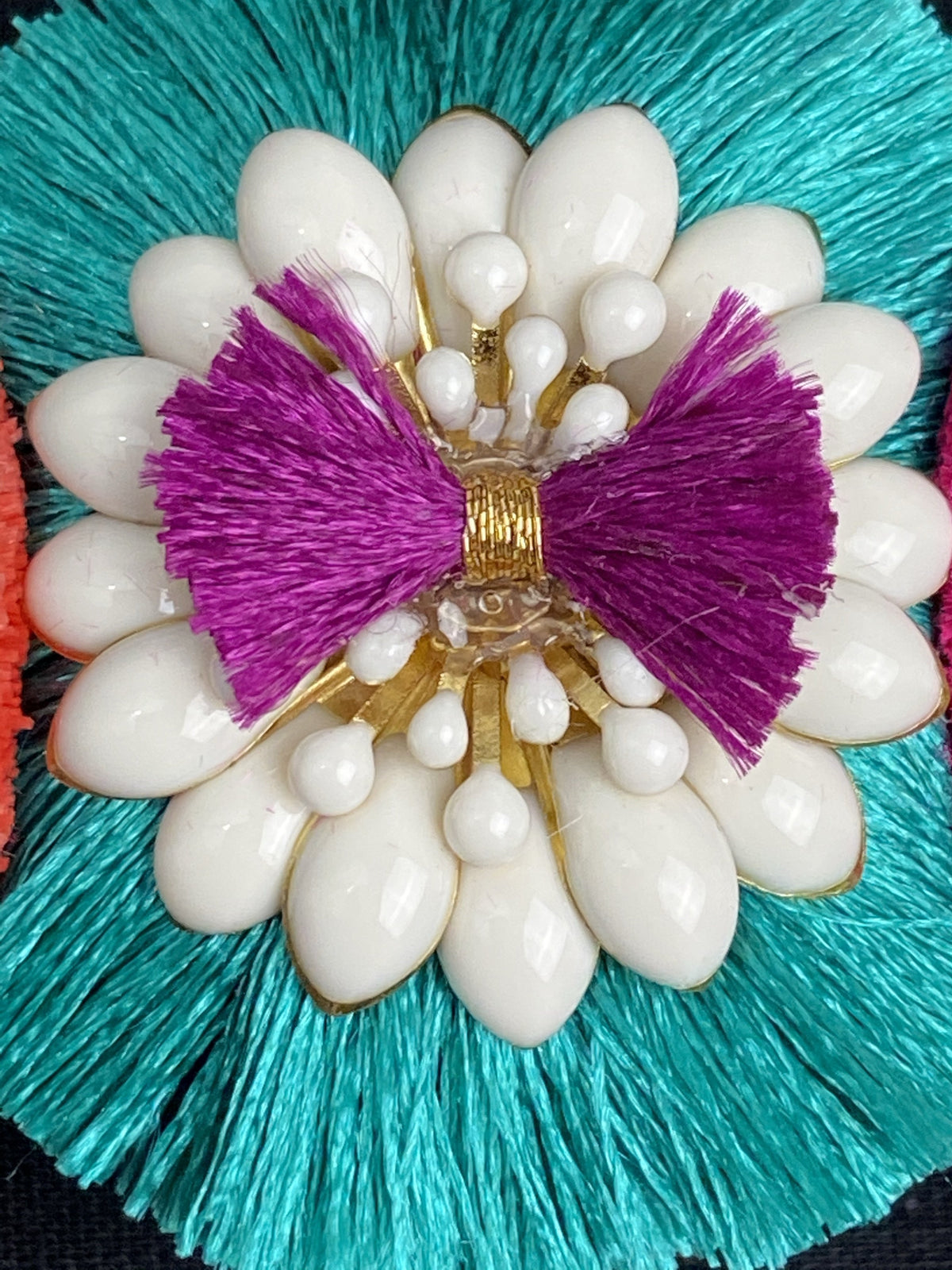 Eliana Handmade Decorative Hair Clip FINAL SALE CoLores Decor | Mexican Artisan Decor