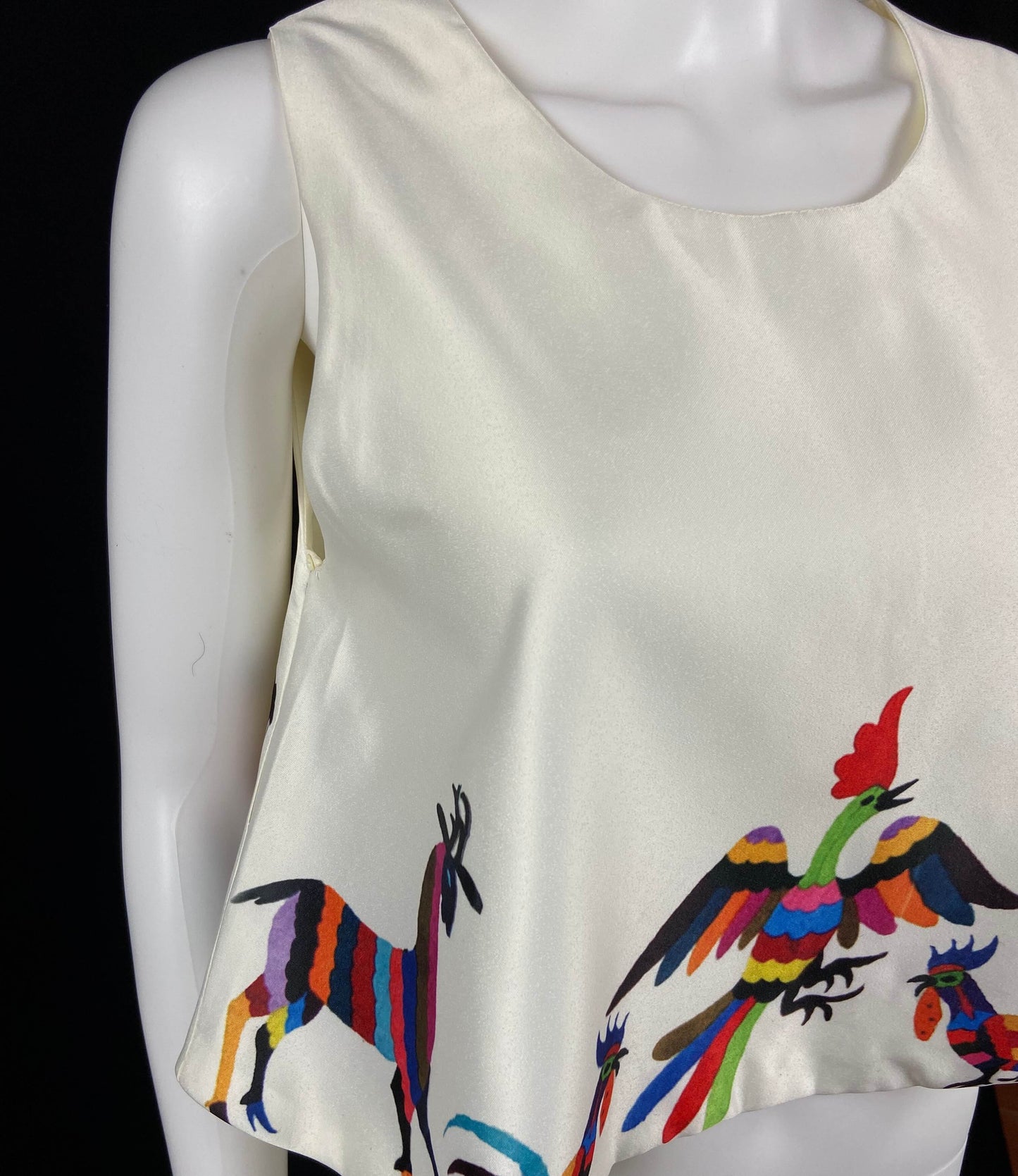 Mexican Fashion Crop Tops - Nayibi Mexico Folklore Otomi Crop Tops Colores Decor