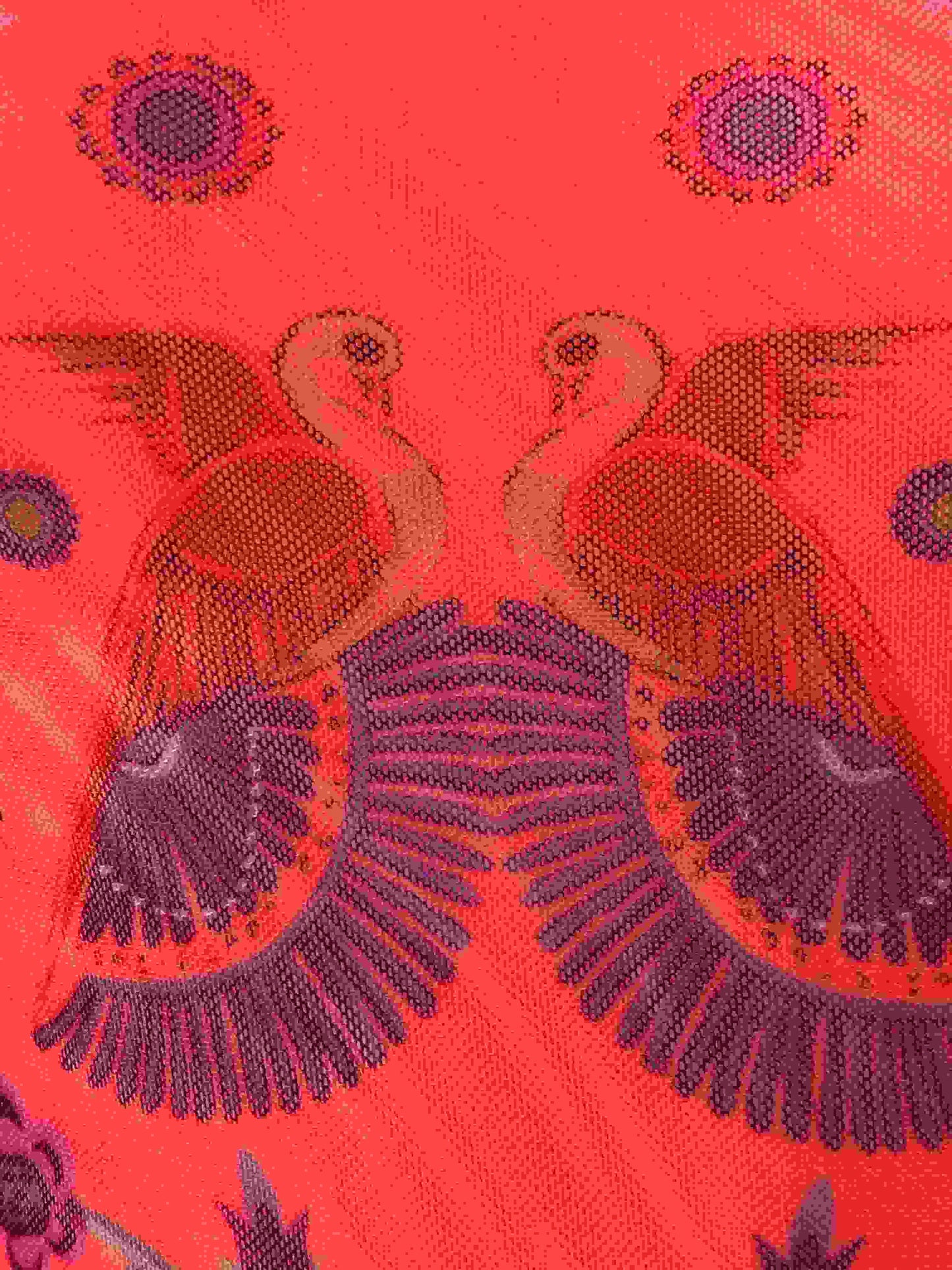 Mexican Fashion Designer Long Sleeve Aztec Bodysuit Colores Decor