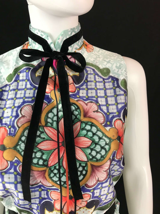 Mexican Fashion Designer Talavera Flores Set Colores Decor