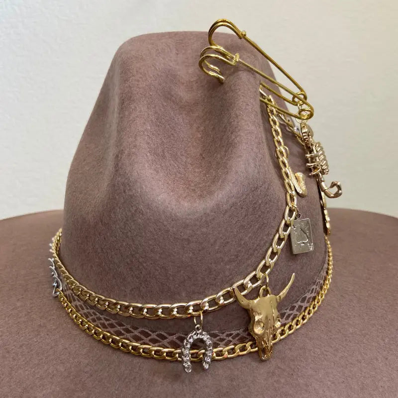 Mexican Handcrafted Wide Brim Cowboy Hat | Lucky7 Tobacco Colores Decor