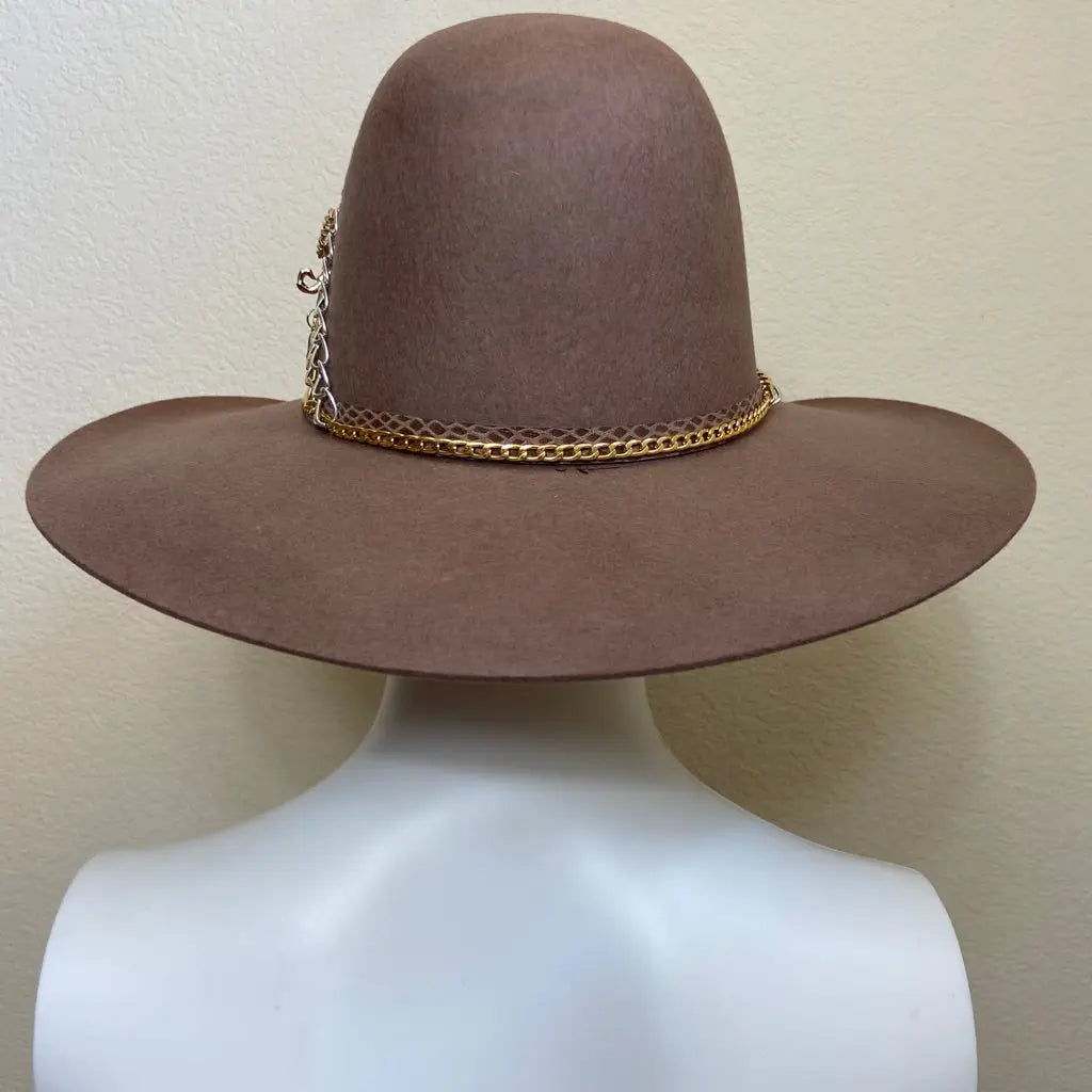 Mexican Handcrafted Wide Brim Cowboy Hat | Lucky7 Tobacco Colores Decor