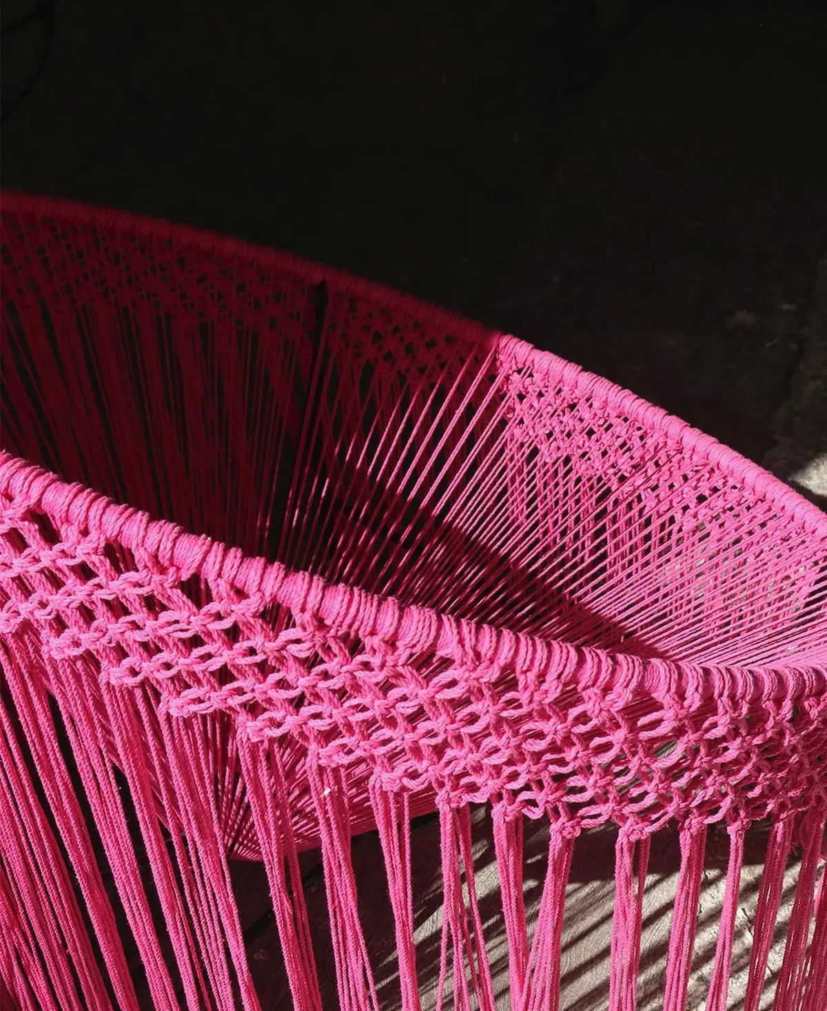 Mexican Handmade Acapulco Macrame Chair- Breeze CoLores Decor