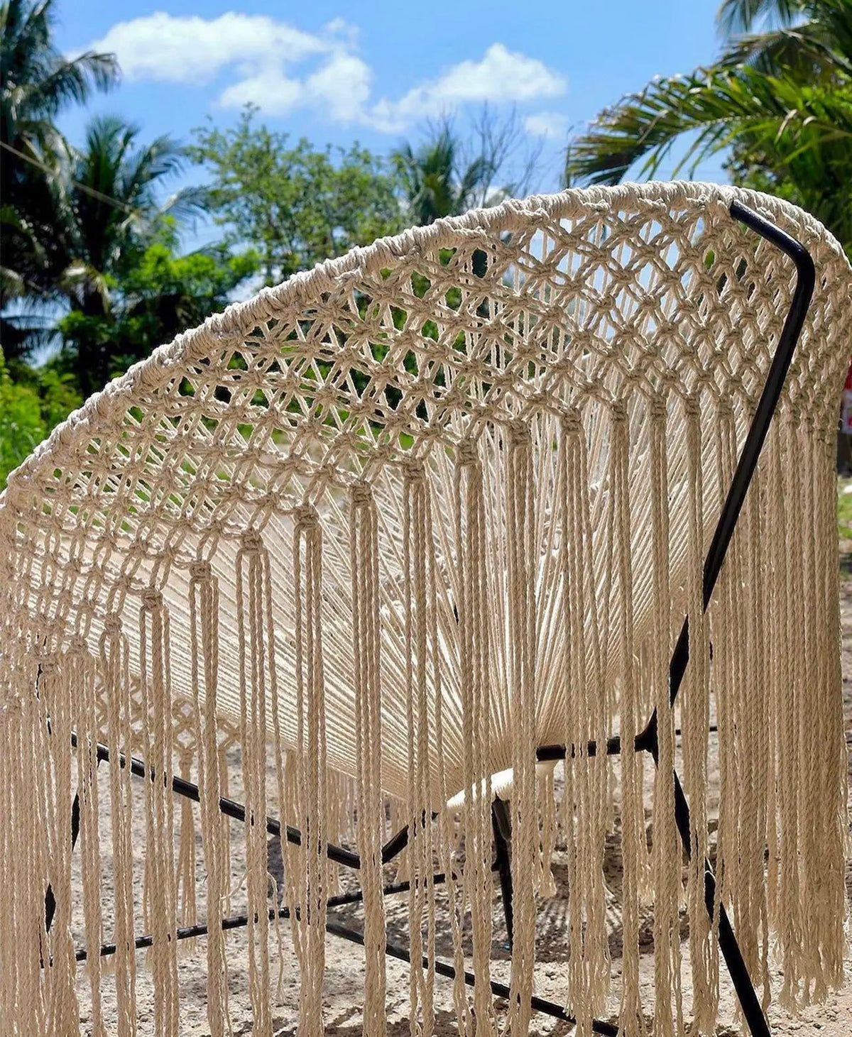 Mexican Handmade Acapulco Macrame Chair- Breeze CoLores Decor