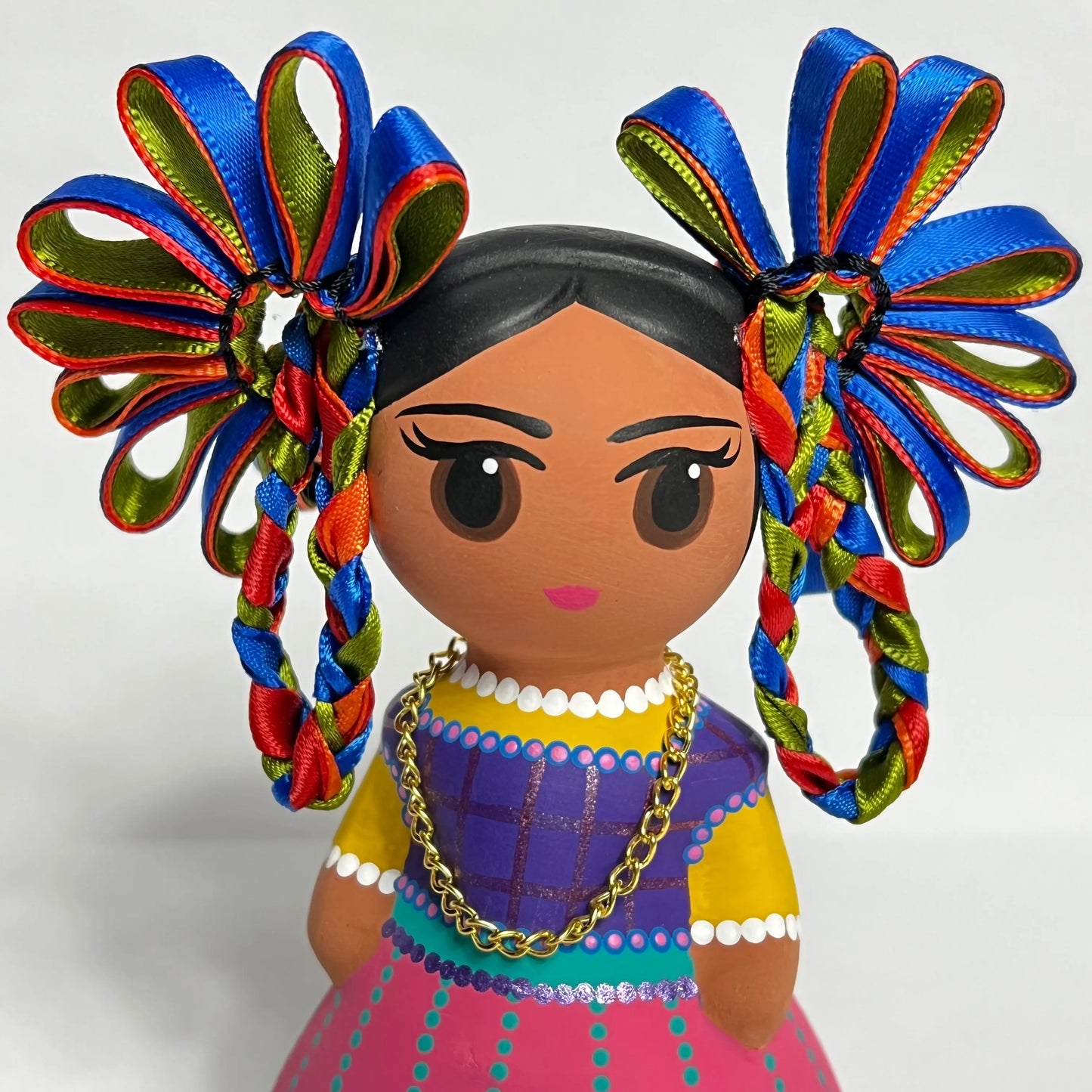 Mexican Handmade Clay Folklore Figurines- Estado de Mexico CoLores Decor l Mexican Artisan Decor