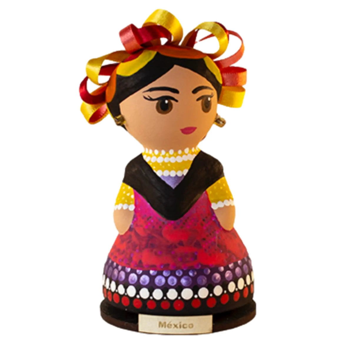 Mexican Handmade Clay Folklore Figurines- Estado de Mexico CoLores Decor l Mexican Artisan Decor