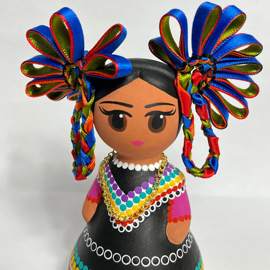 Mexican Handmade Clay Folklore Figurines- Jalisco CoLores Decor l Mexican Artisan Decor