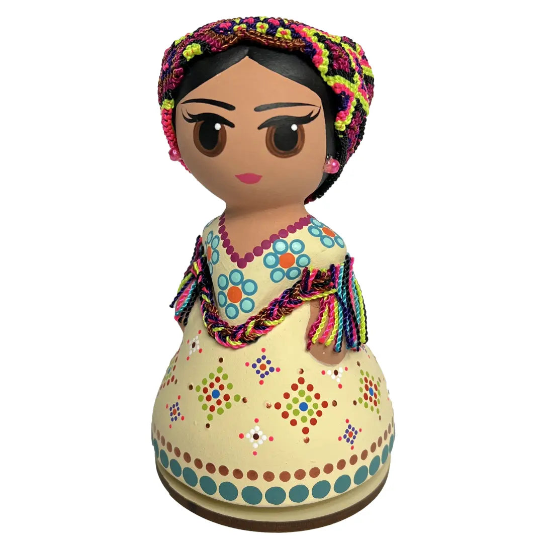 彩色土偶、メキシコ、テラコッタ、ナヤリート Mexican Handmade Clay Folklore Figurines- Nayarit | CoLores Decor