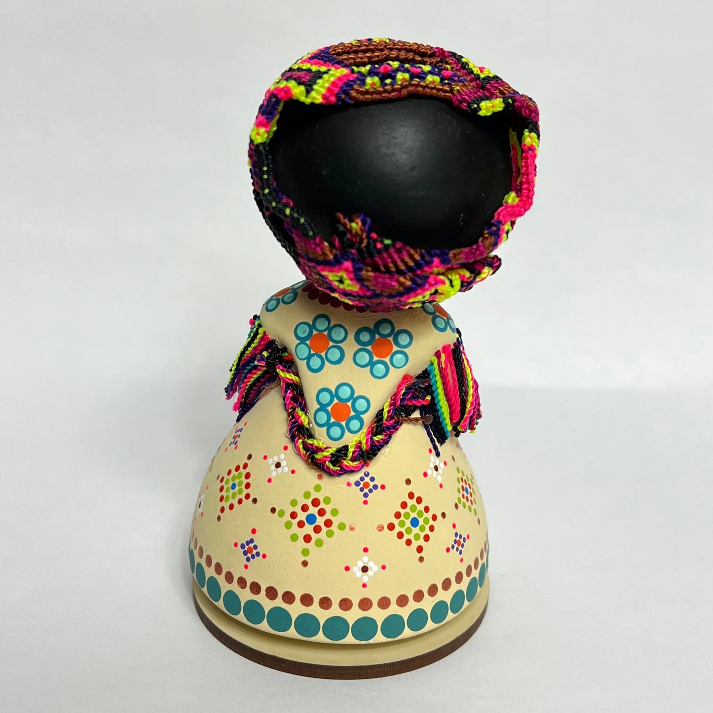 Mexican Handmade Clay Folklore Figurines- Nayarit CoLores Decor l Mexican Artisan Decor
