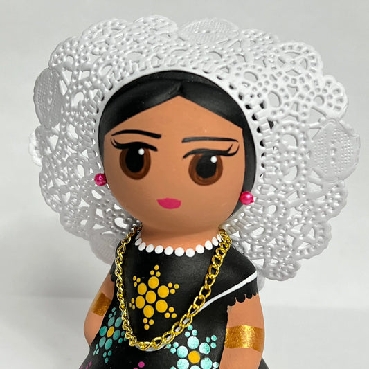 Mexican Handmade Clay Folklore Figurines- Oaxaca CoLores Decor l Mexican Artisan Decor