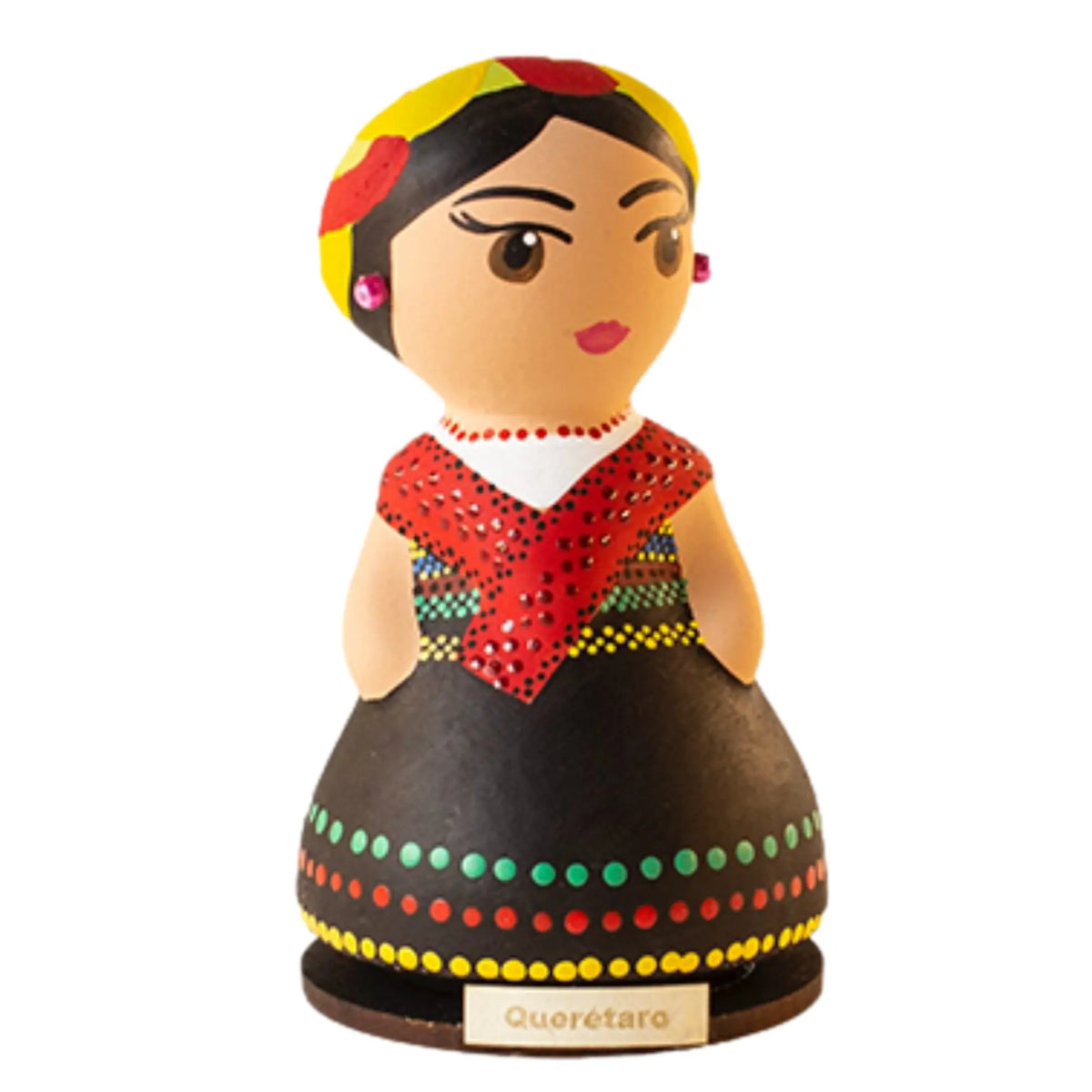 Mexican Handmade Clay Folklore Figurines- Queretaro CoLores Decor l Mexican Artisan Decor