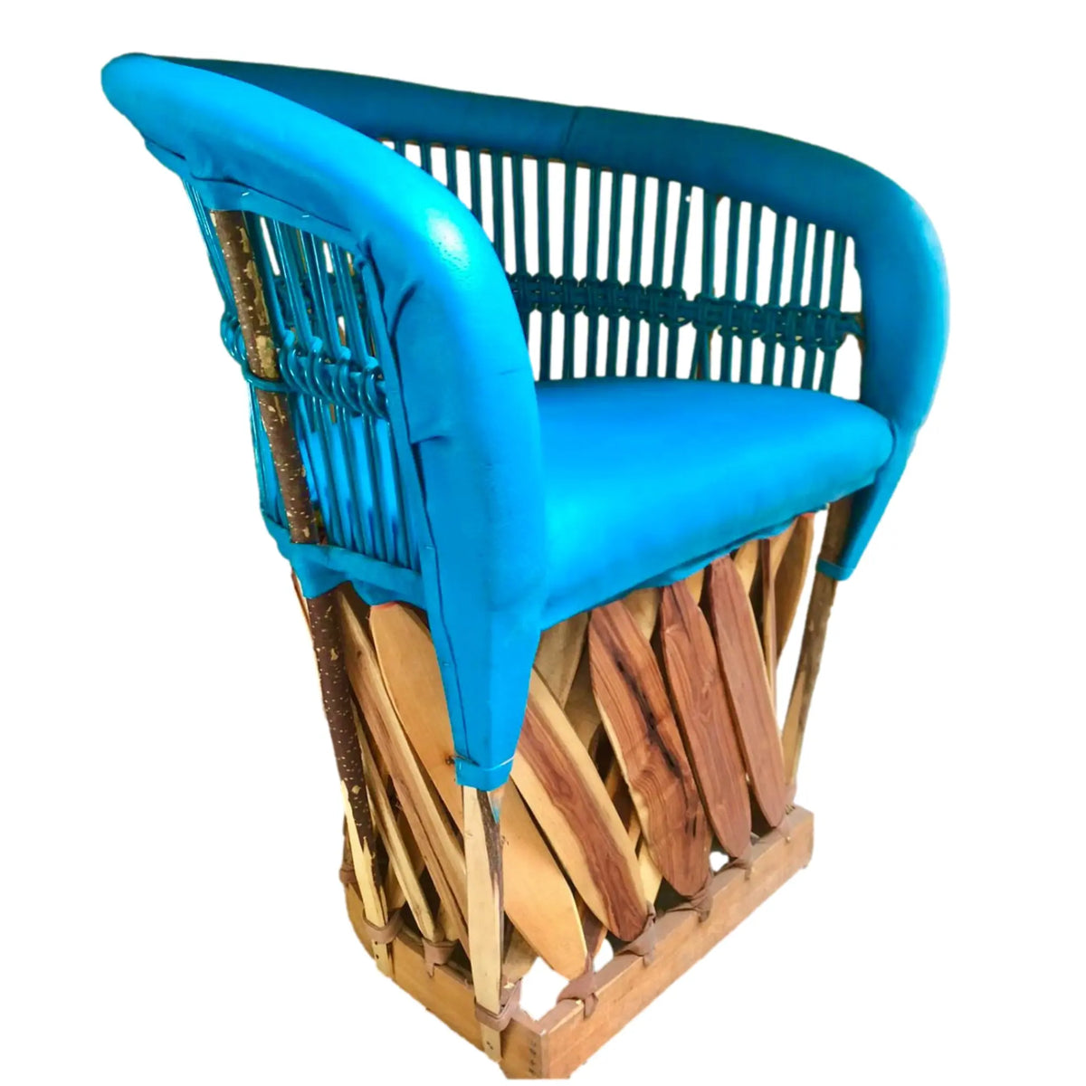 Mexican Handmade Cushioned Equipal Chairs- Acapulco MeXican Artisan Fashion & Design