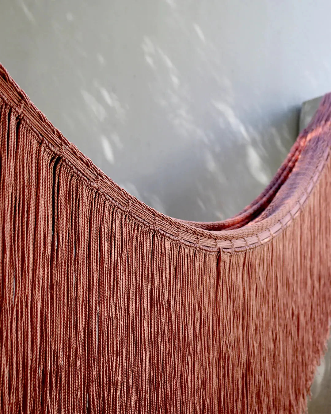 Mexican Handmade Hammock- Oro Rosa Flecos CoLores Decor l Mexican Artisan Decor
