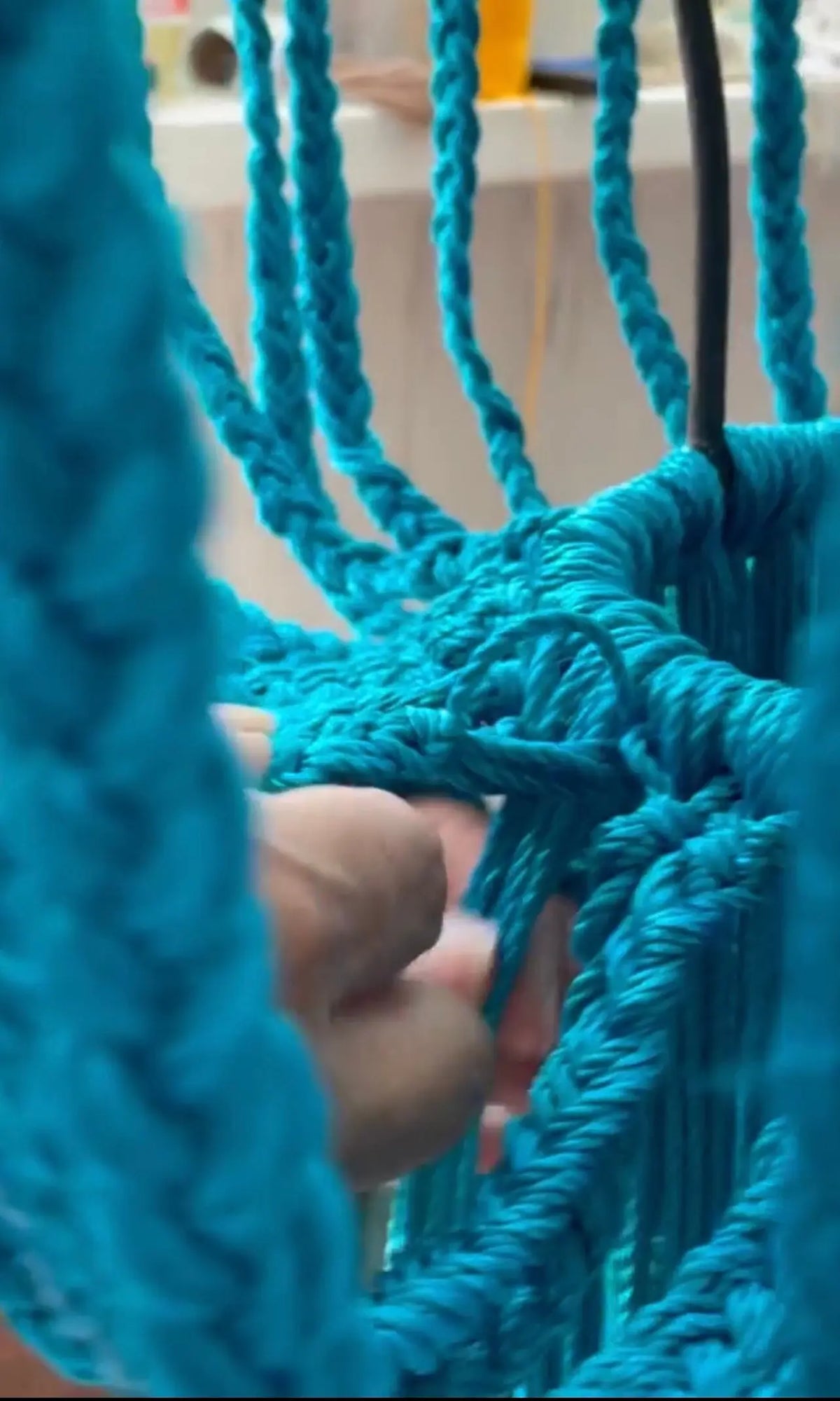Mexican Handmade Tassel Chandelier- Bebi CoLores Decor | Mexican Artisan Decor