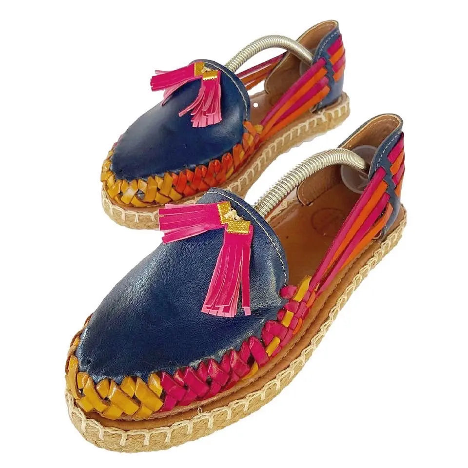 Mexican Women Huaraches: Maruata Premium Leather Sandals FINAL SALE Colores Decor