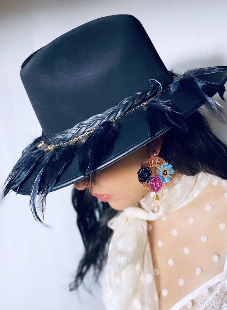 Mexican Handmade Bead Statement Earrings | Tsintani FINAL SALE Colores Decor