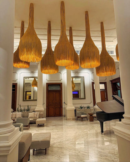 Mexican Handmade Henequen Pendant- Sirangua CoLores Decor | Mexican Artisan Decor