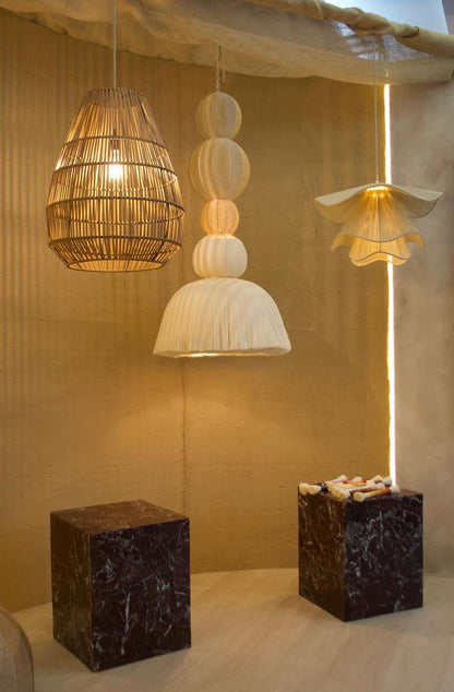 Mexican Handmade Jute Pendant- Tzala CoLores Decor | Mexican Artisan Decor