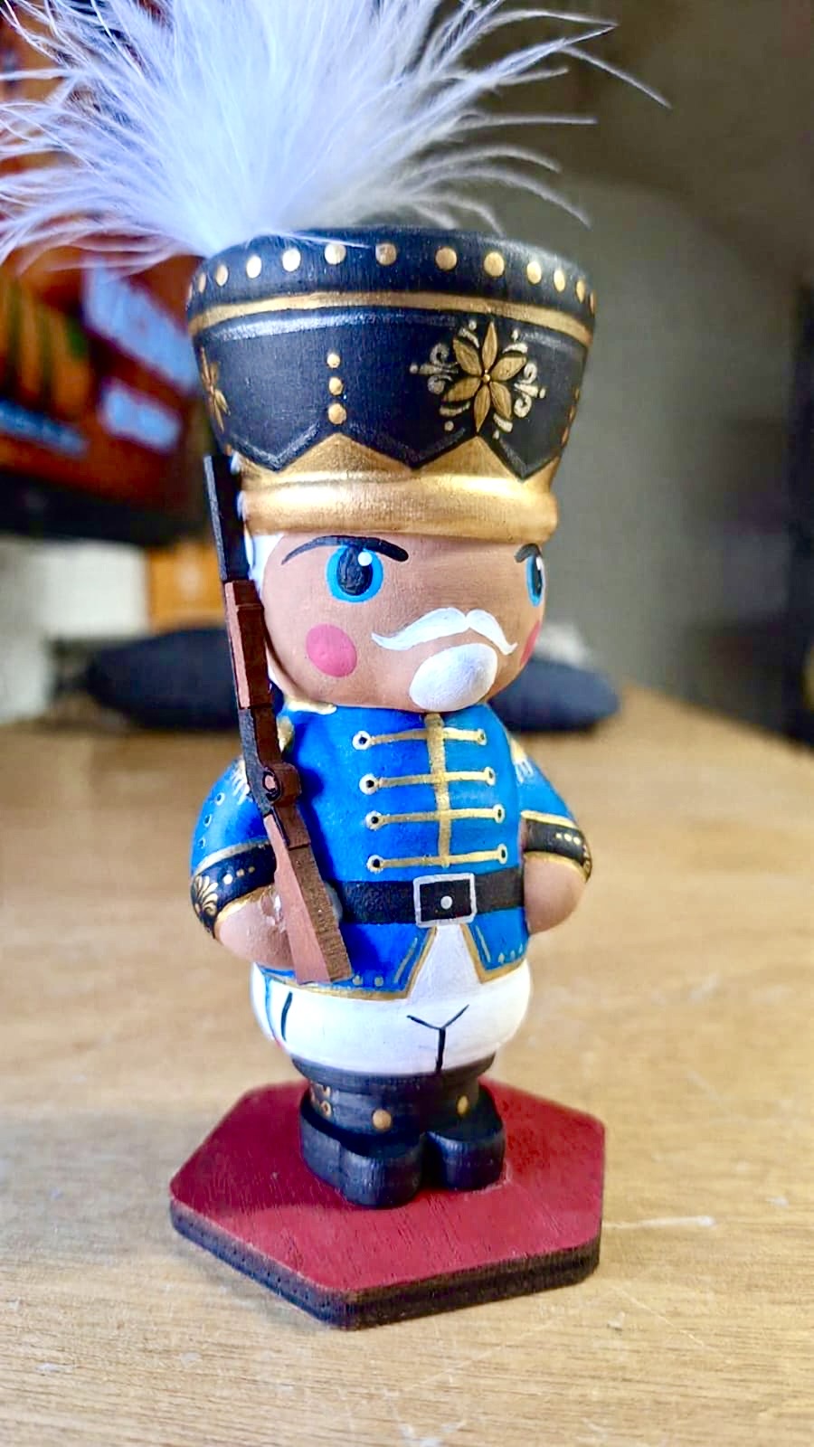 Mexican Handmade Clay Nutcracker Figurines- Nutcracker CoLores Decor | Mexican Artisan Decor