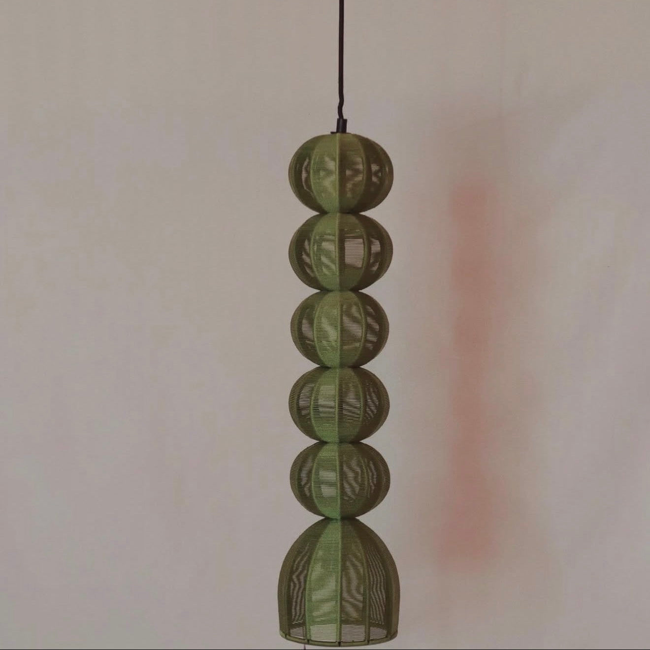 Mexican Handmade Nylon Pendant- Axoqui CoLores Decor | Mexican Artisan Decor