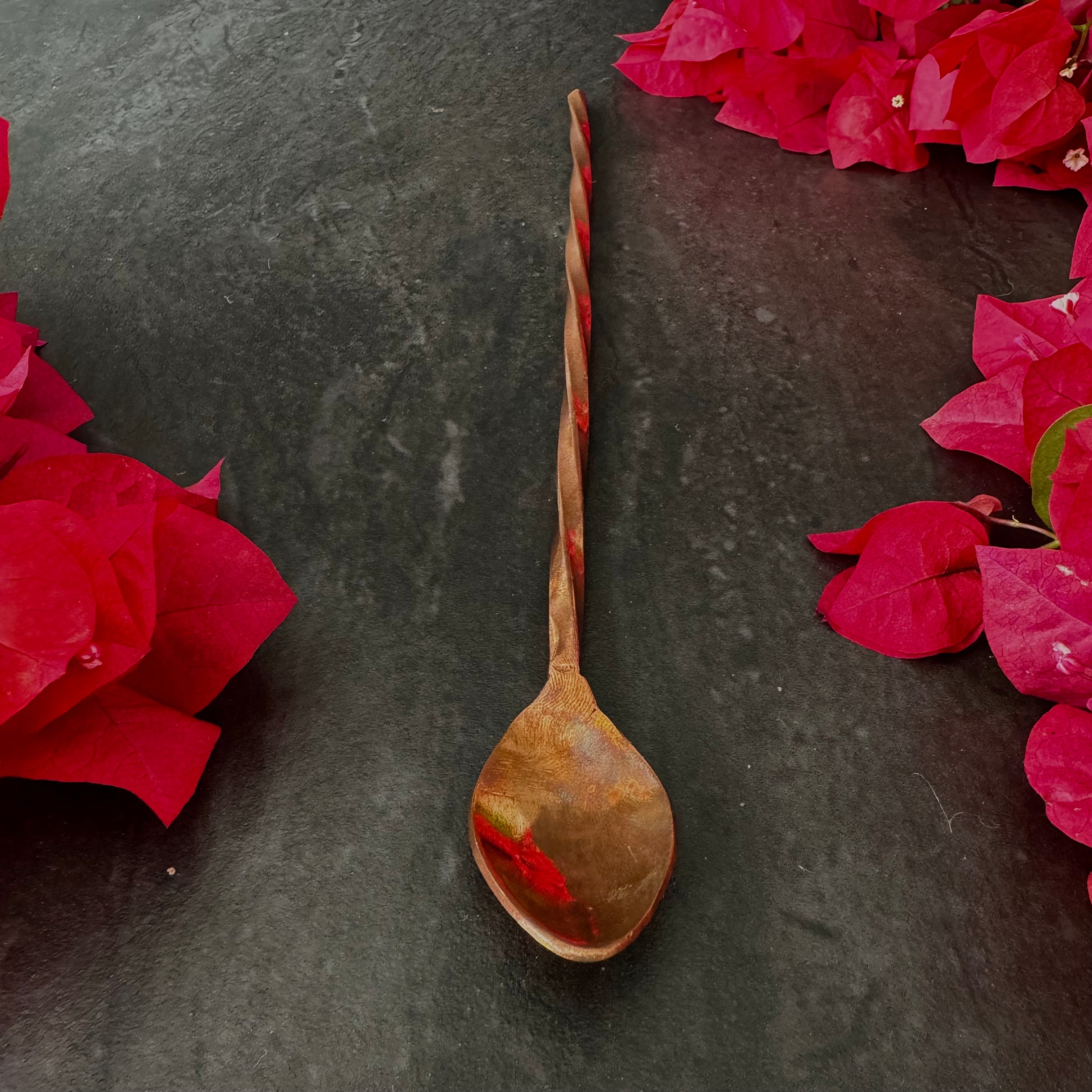 Mexican Handmade Copper 7-Piece Set Barware & Bar Tools- Silver Flowers Set CoLores Decor